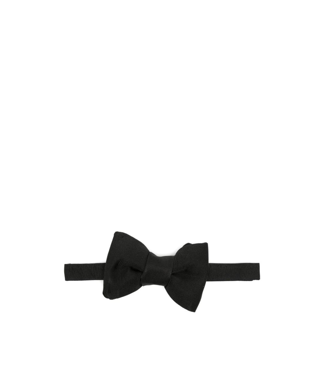 TOM FORD Черный шелковый галстук, фото 1