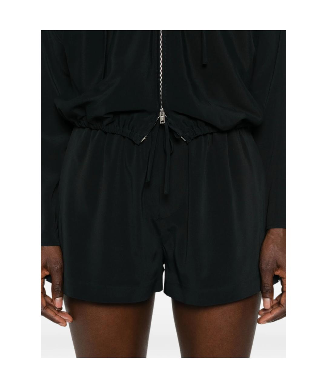 ALEXANDER WANG Черные полиэстеровые шорты, фото 2