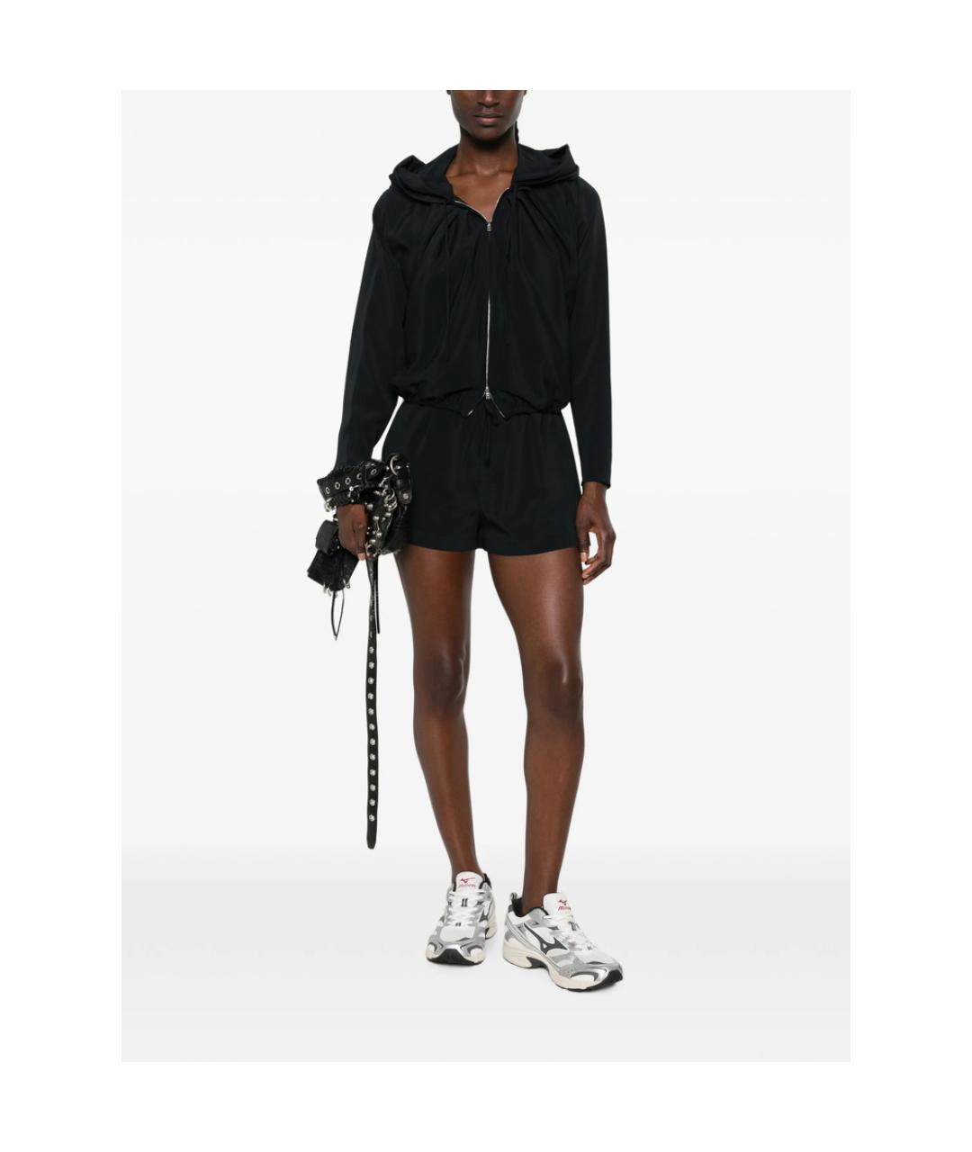 ALEXANDER WANG Черные полиэстеровые шорты, фото 4
