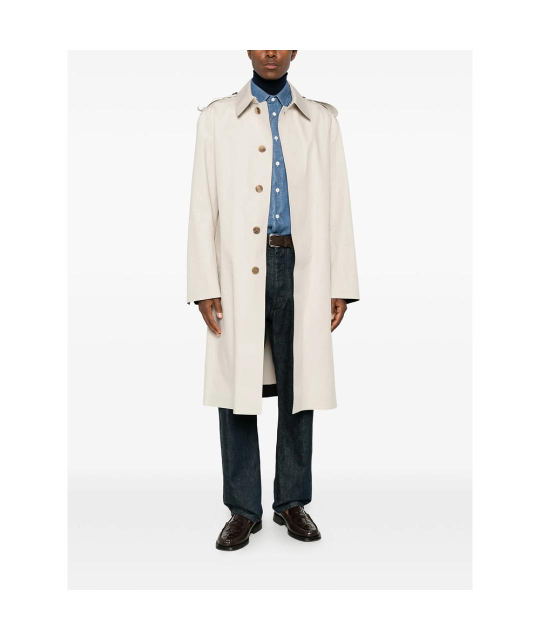 CANALI Синяя хлопковая кэжуал рубашка, фото 3