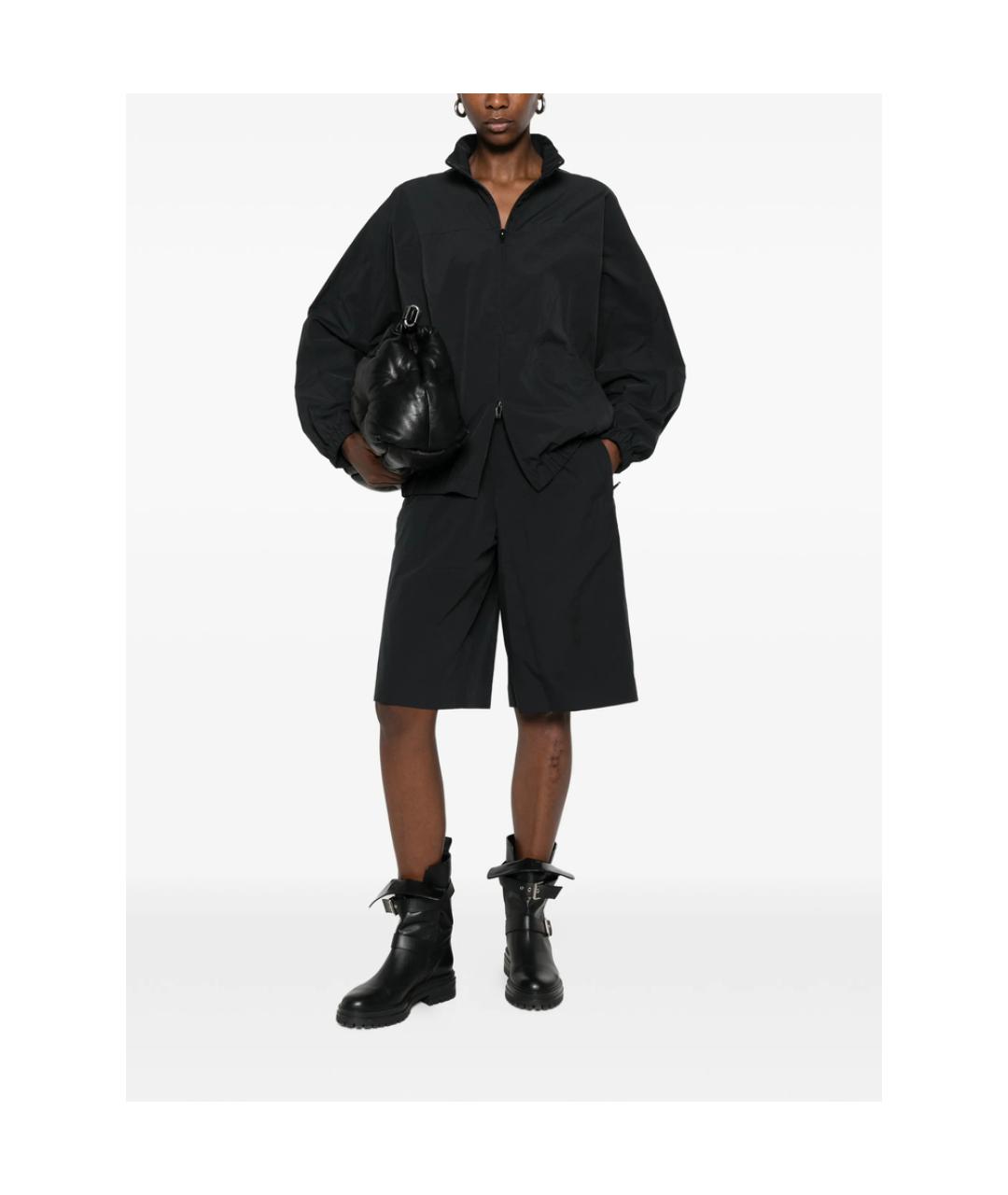 ALEXANDER WANG Черные полиэстеровые шорты, фото 4
