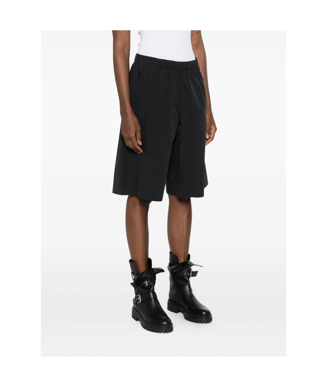 ALEXANDER WANG Черные полиэстеровые шорты, фото 3