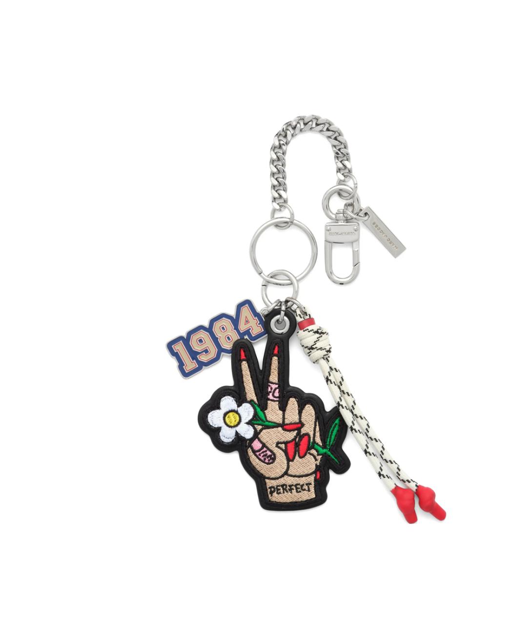 MARC JACOBS Серебряный брелок, фото 1