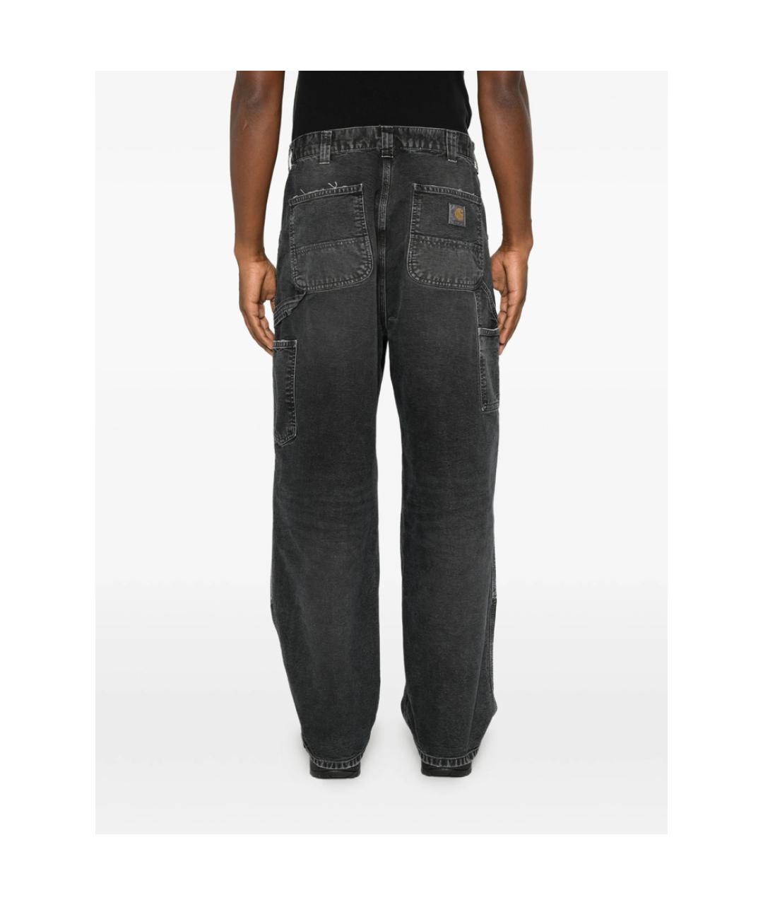 CARHARTT Серые хлопковые прямые джинсы, фото 5