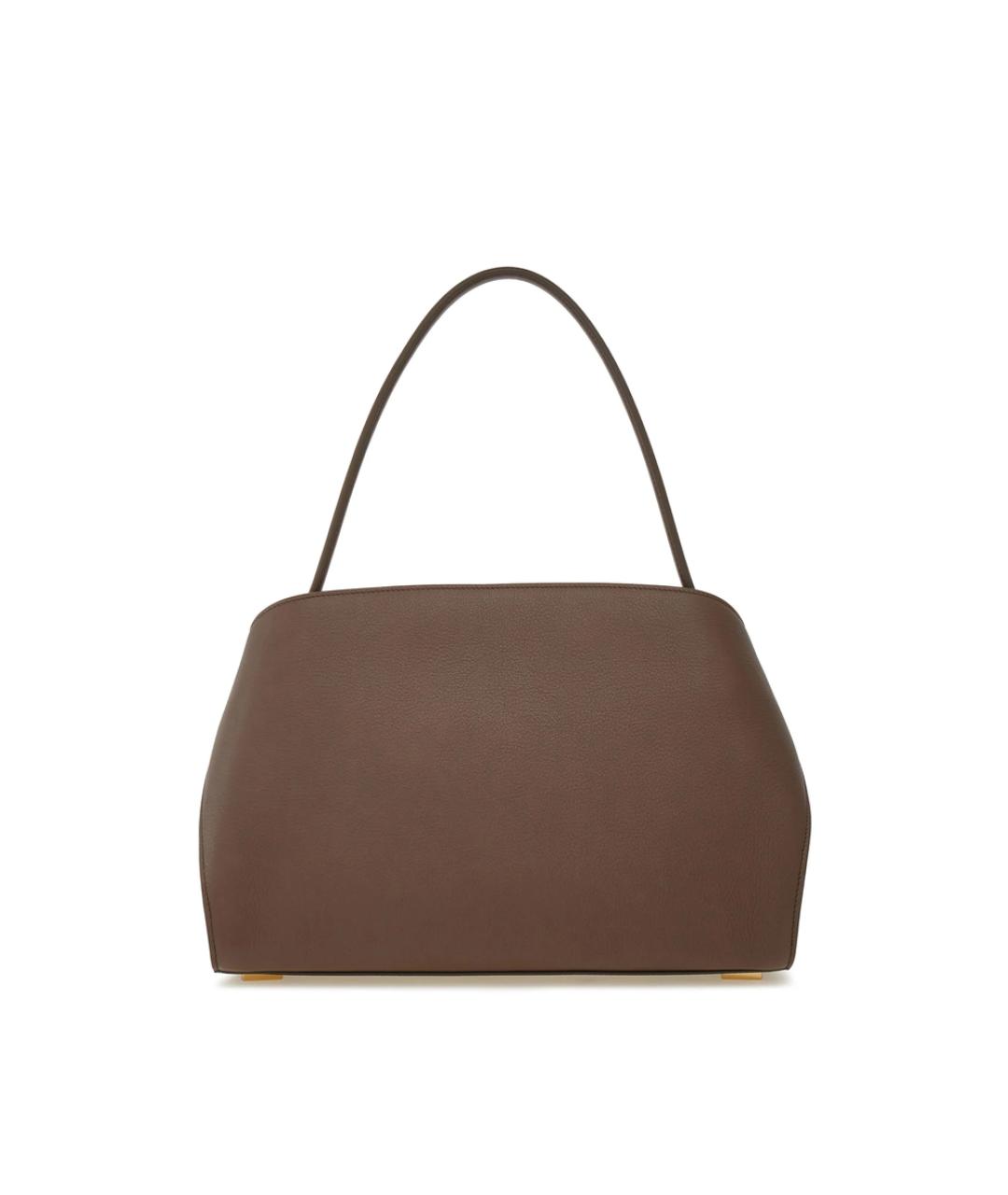 FERRAGAMO Коричневая кожаная сумка тоут, фото 3