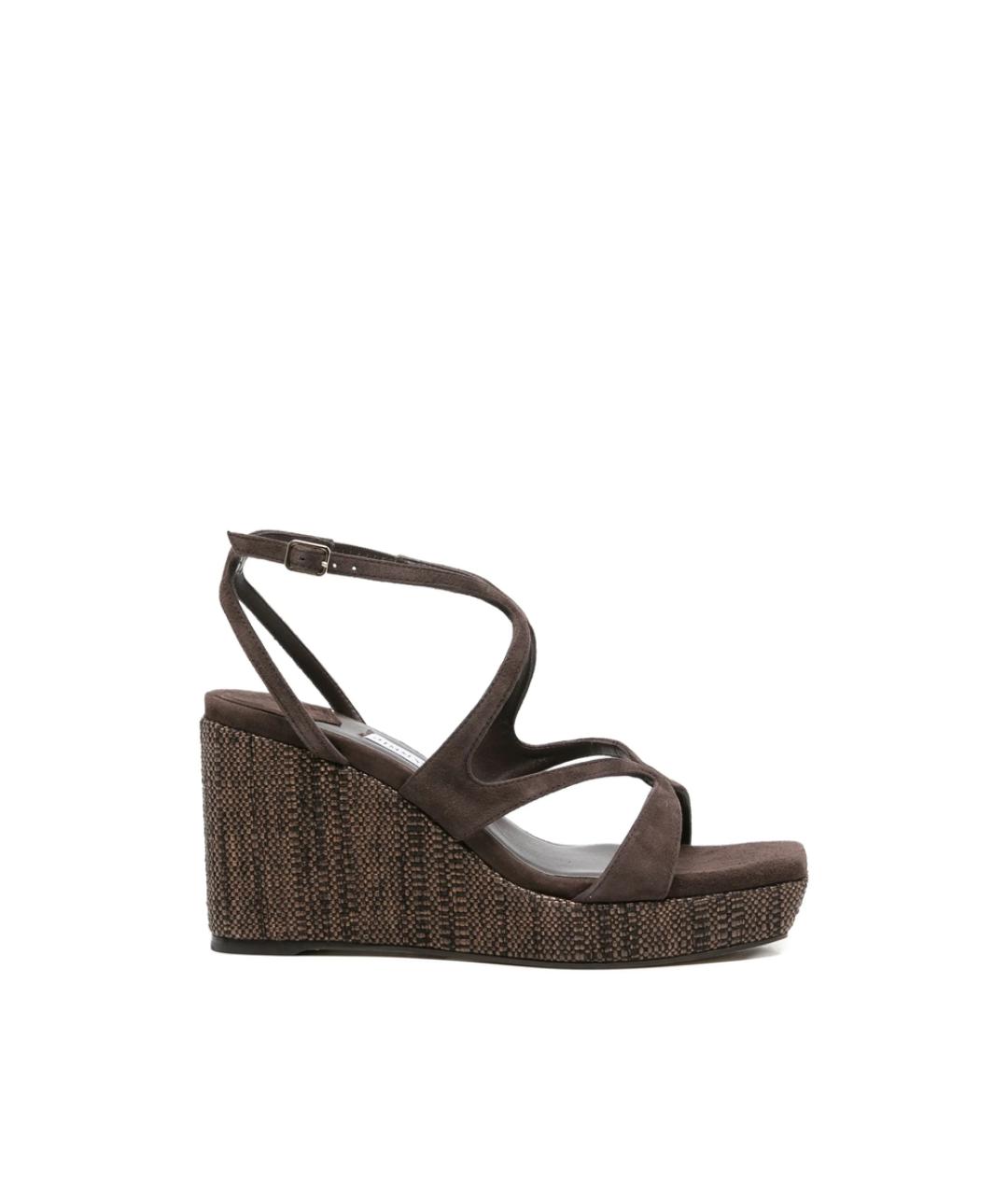 JIMMY CHOO Коричневые кожаные туфли, фото 5