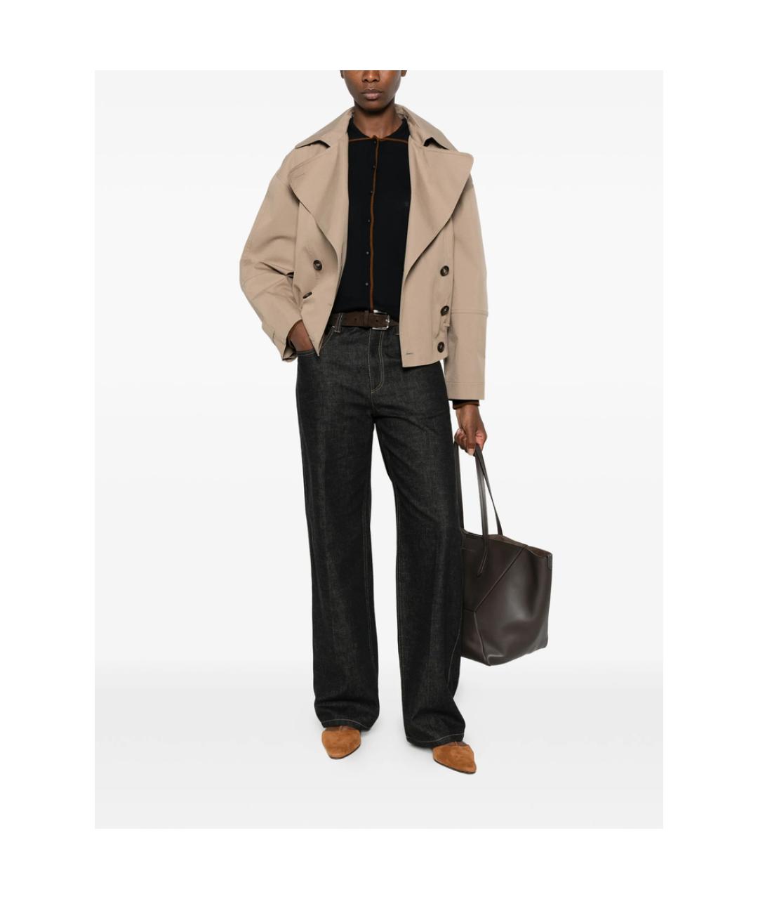 MAX MARA STUDIO Черный шерстяной кардиган, фото 4