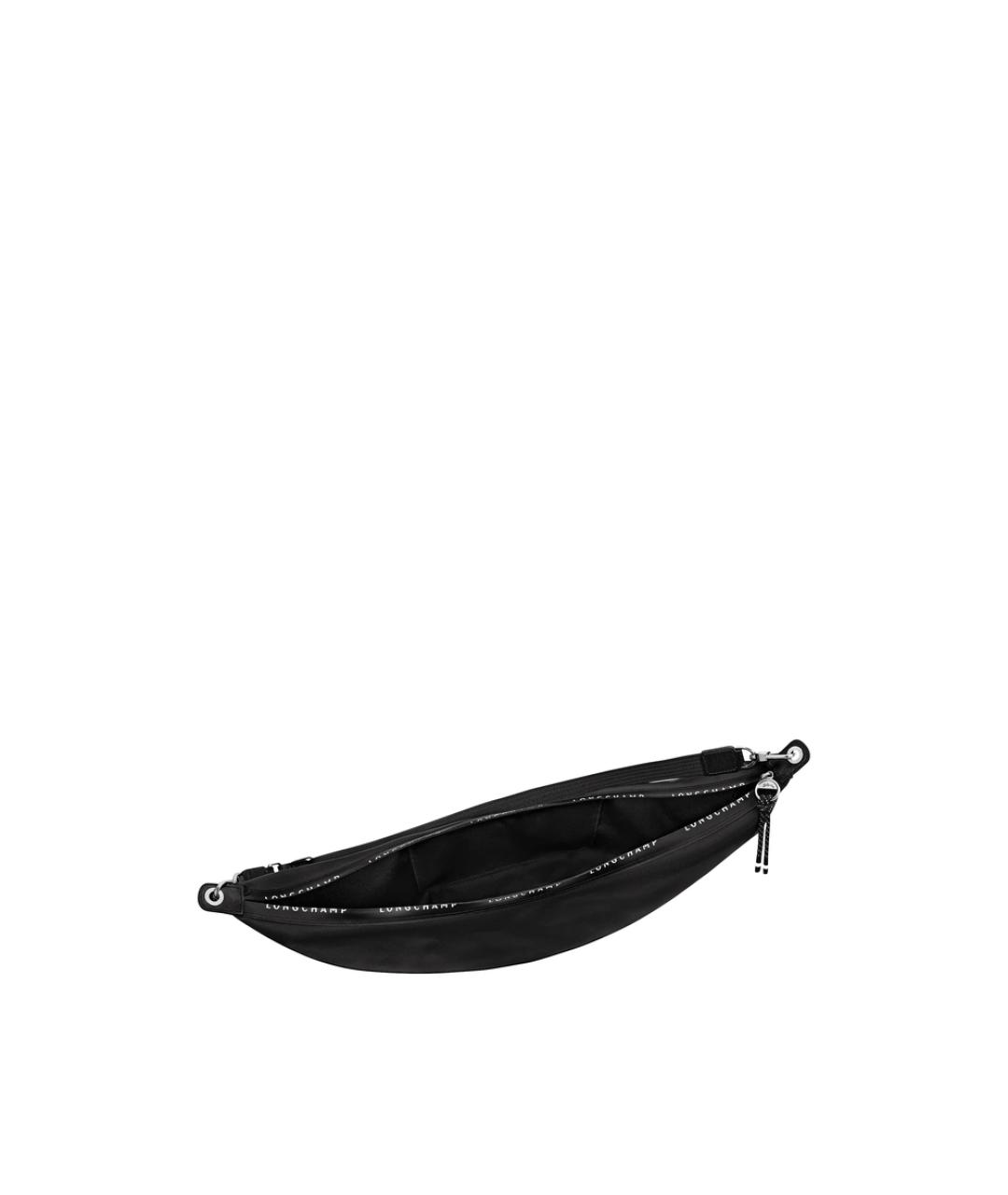 LONGCHAMP Черная синтетическая сумка через плечо, фото 5