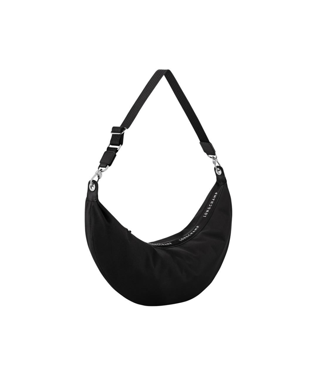 LONGCHAMP Черная синтетическая сумка через плечо, фото 6