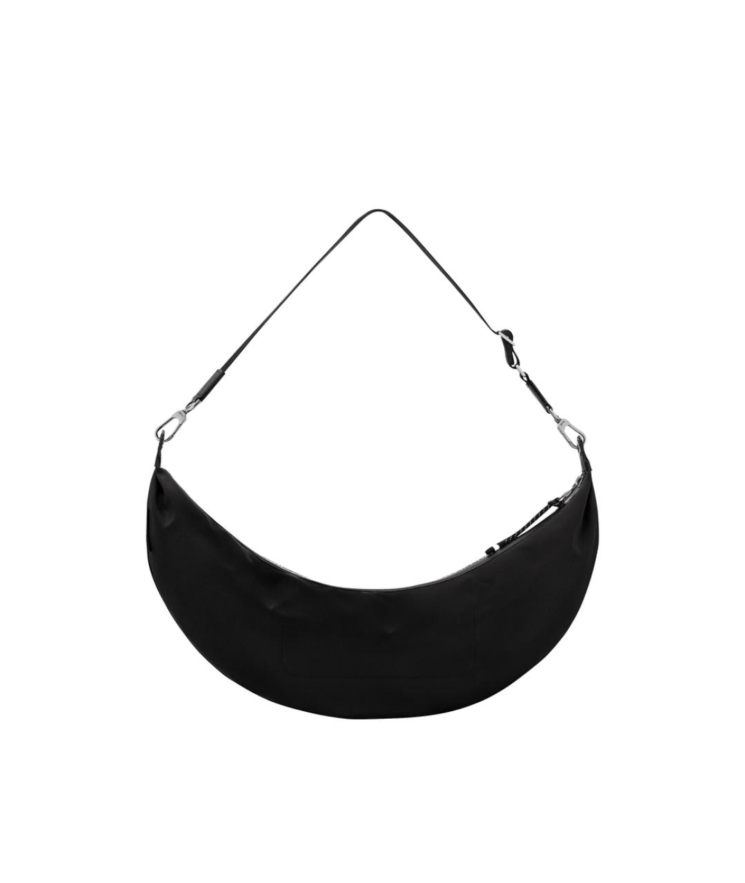 LONGCHAMP Черная синтетическая сумка через плечо, фото 2