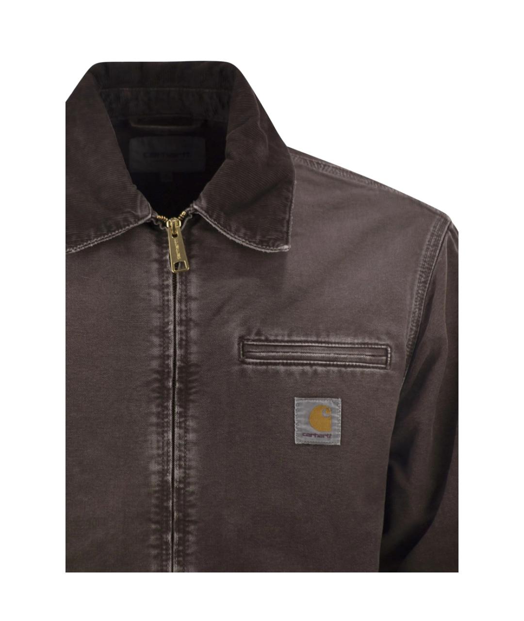 CARHARTT Коричневая хлопковая куртка, фото 3