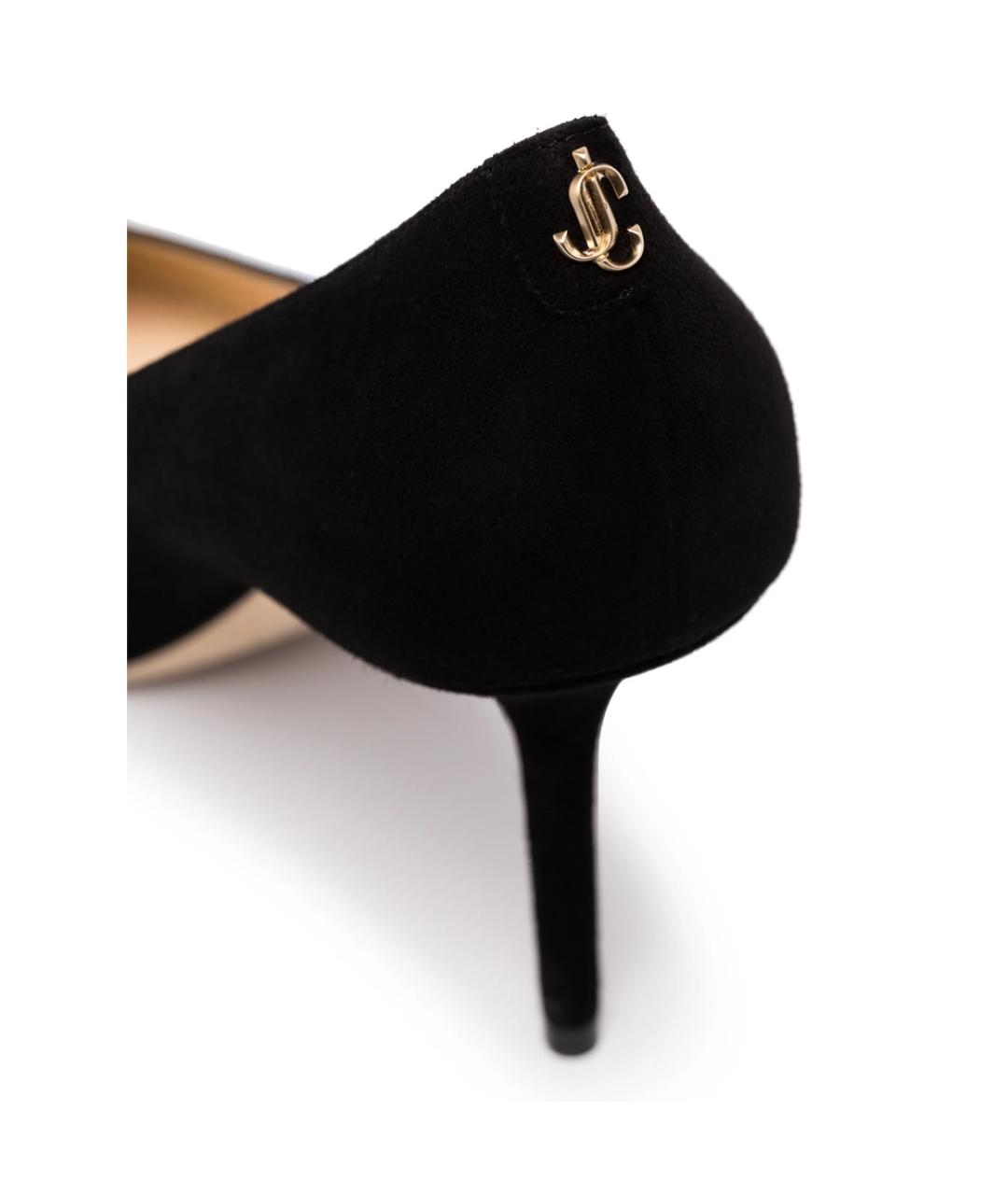 JIMMY CHOO Черные кожаные туфли, фото 2