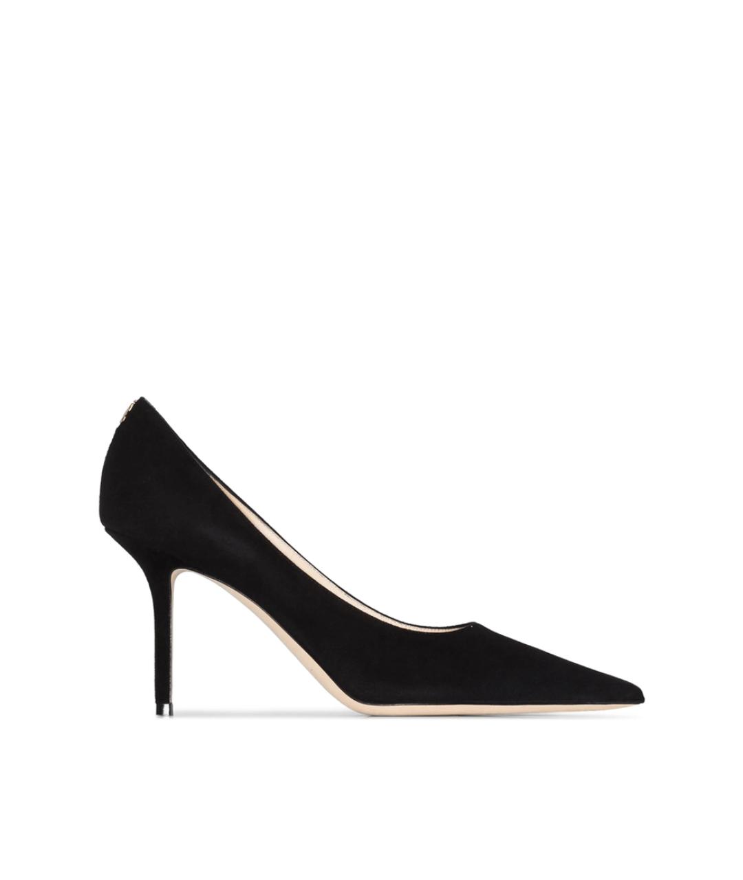 JIMMY CHOO Черные кожаные туфли, фото 1