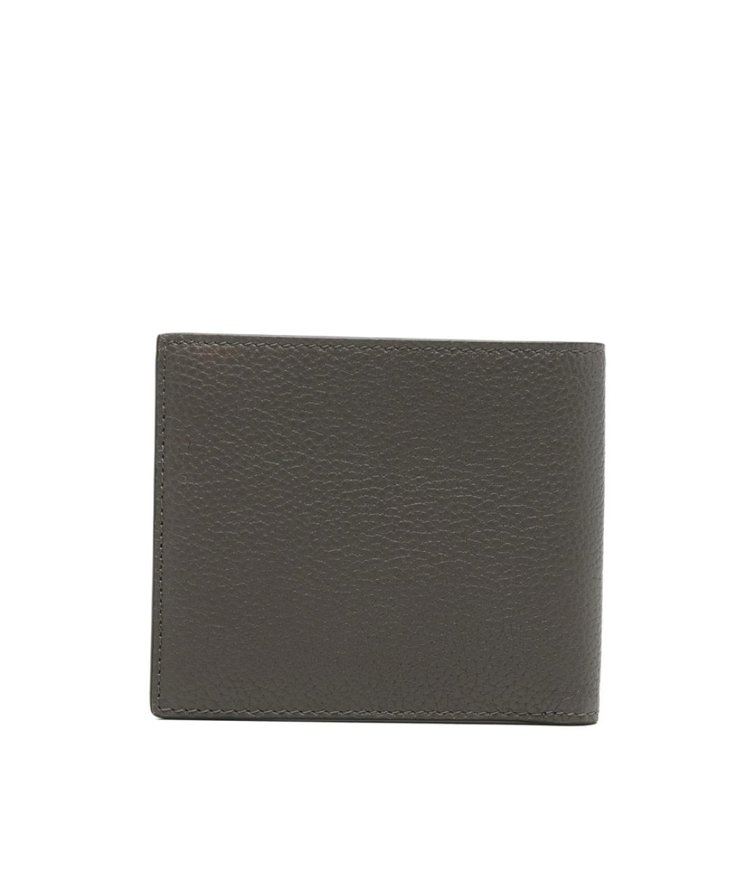 TOM FORD Серый кожаный кошелек, фото 2