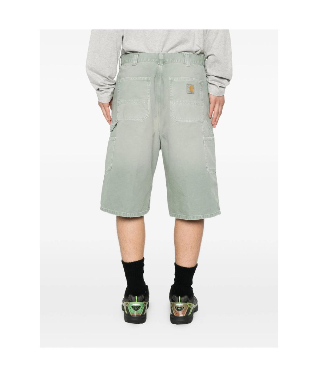 CARHARTT Серые хлопковые шорты, фото 4