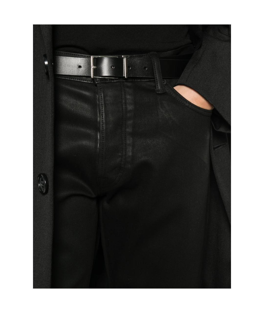 TOM FORD Черные полиэстеровые повседневные брюки, фото 3