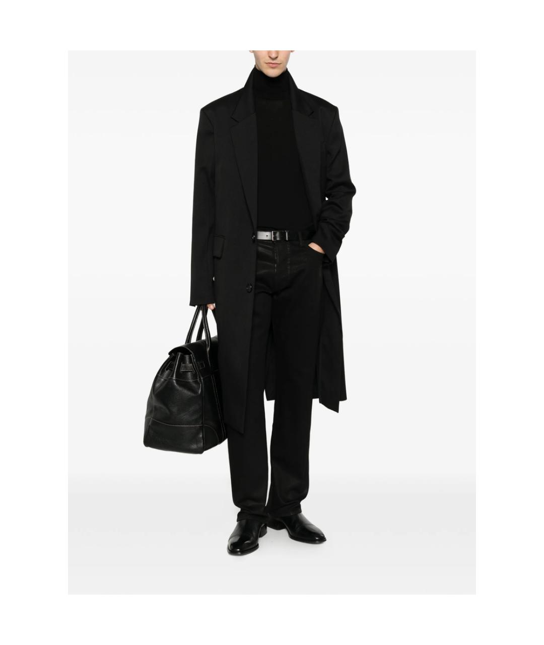 TOM FORD Черные полиэстеровые повседневные брюки, фото 2