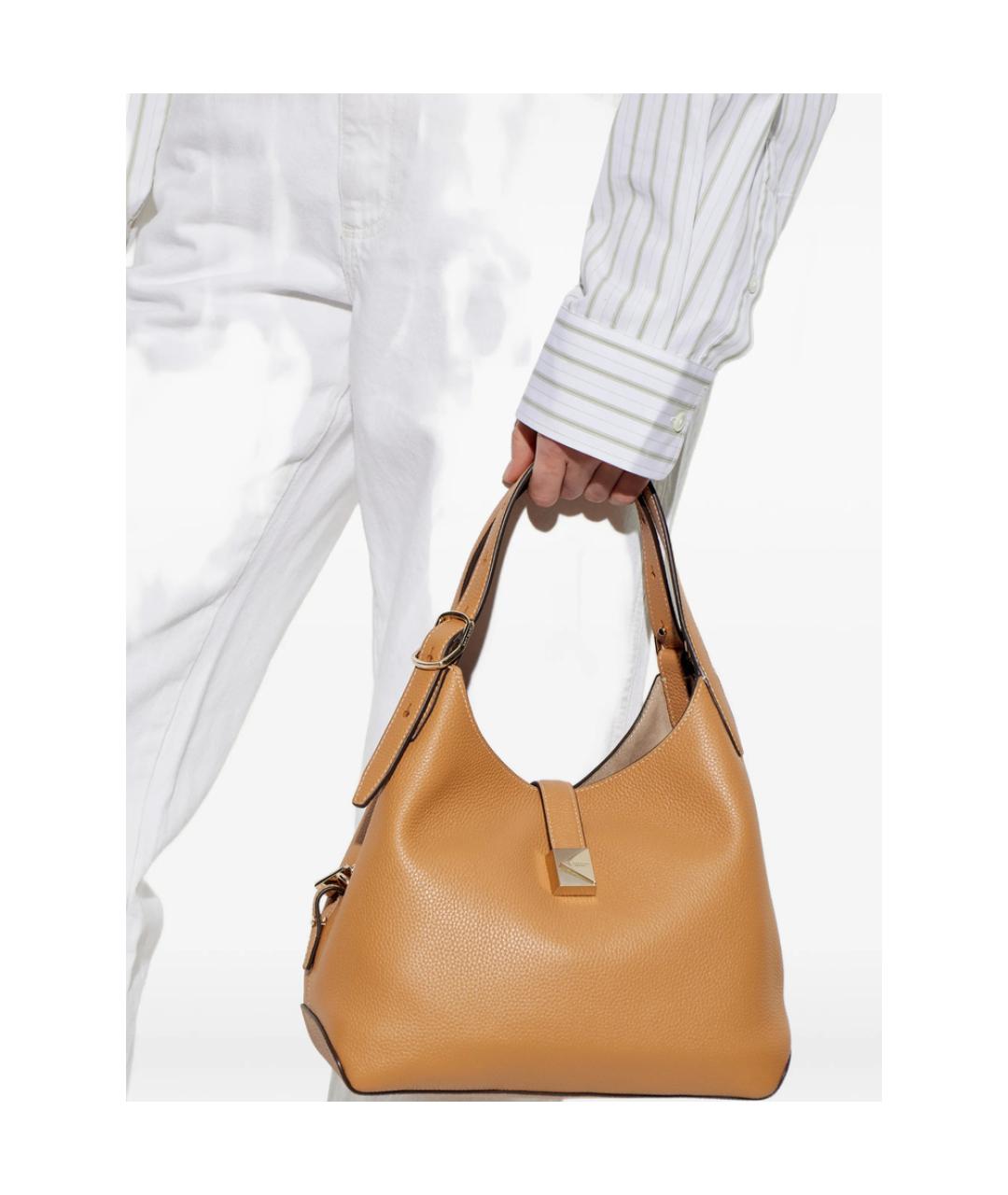 KATE SPADE Коричневая кожаная сумка тоут, фото 3