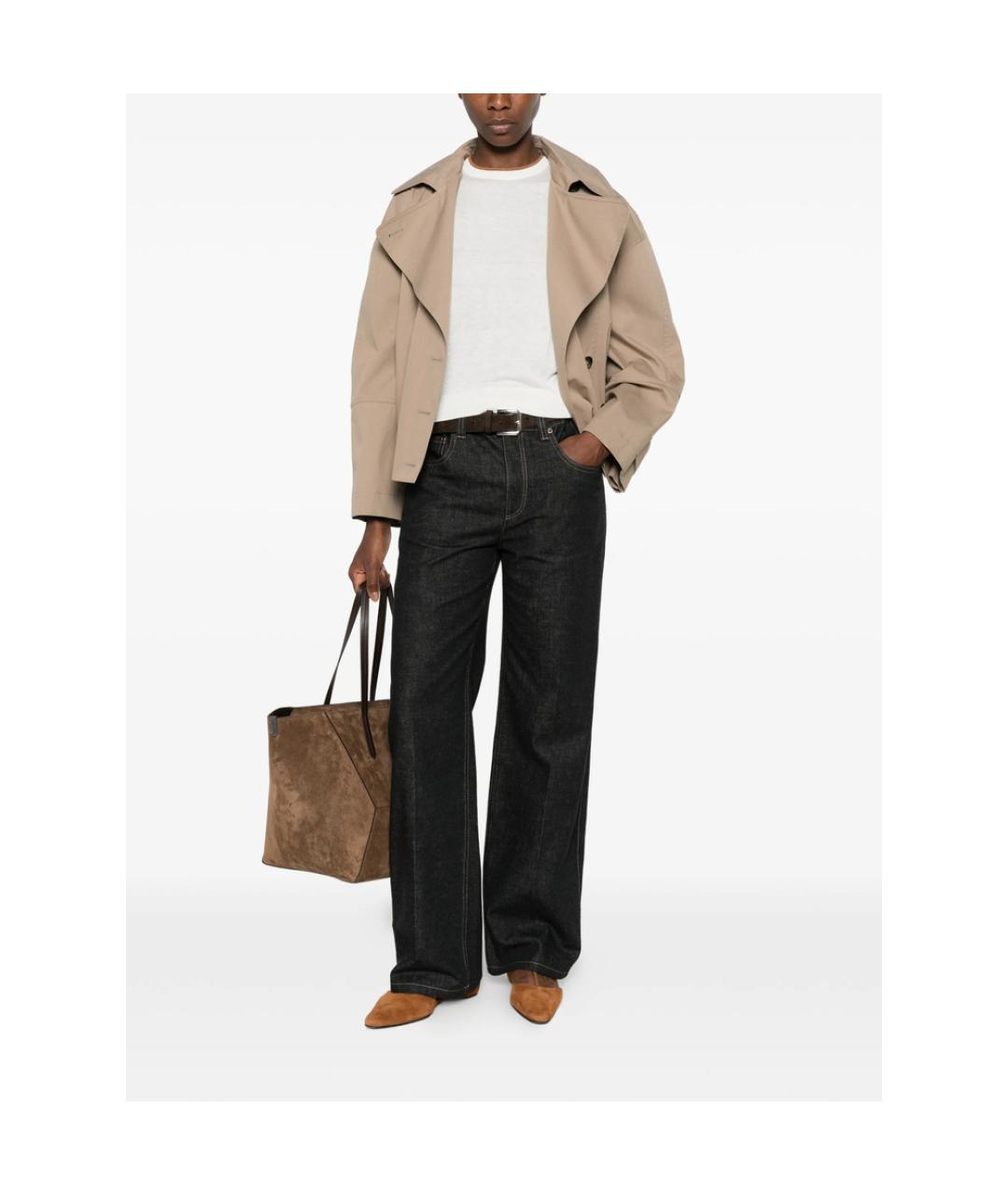 MAX MARA STUDIO Белая шерстяная футболка, фото 2