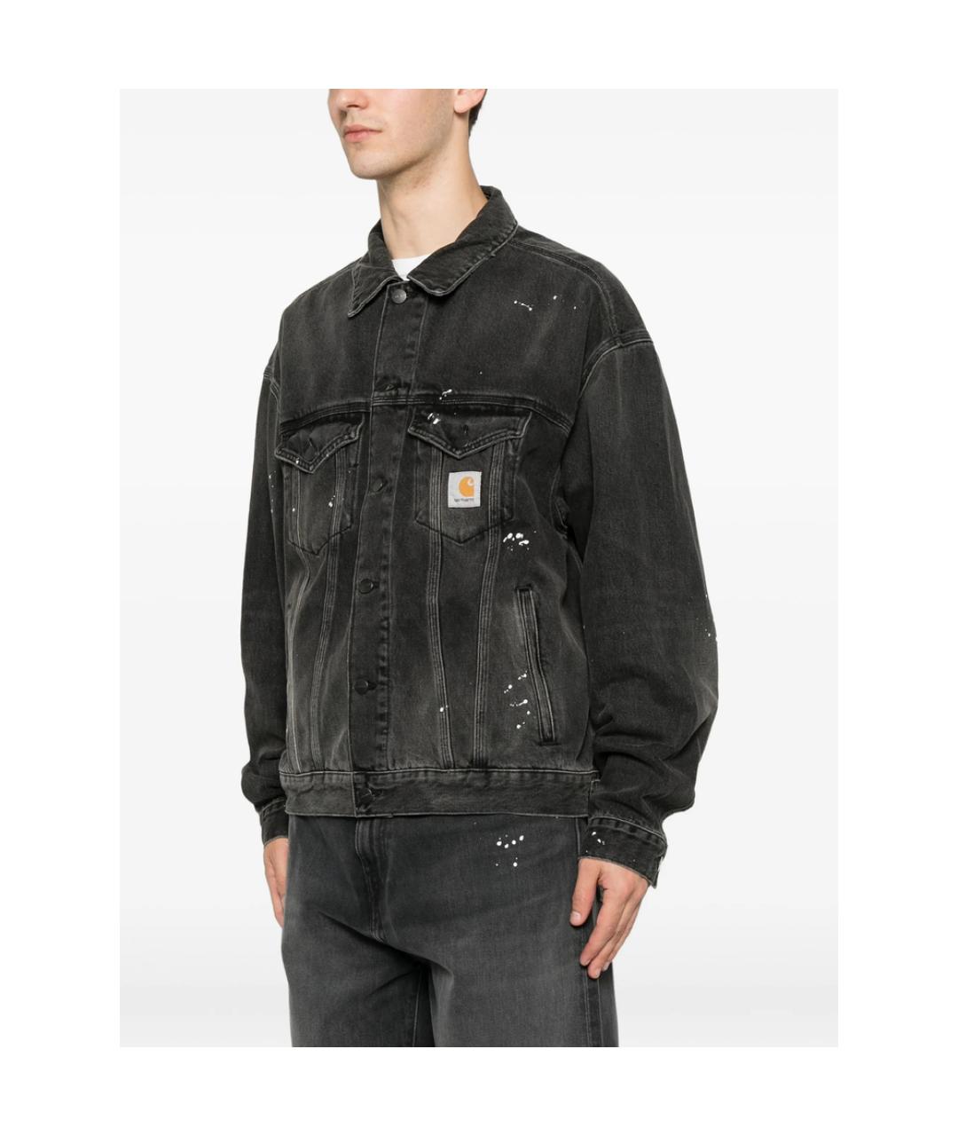 CARHARTT Черная хлопковая куртка, фото 4