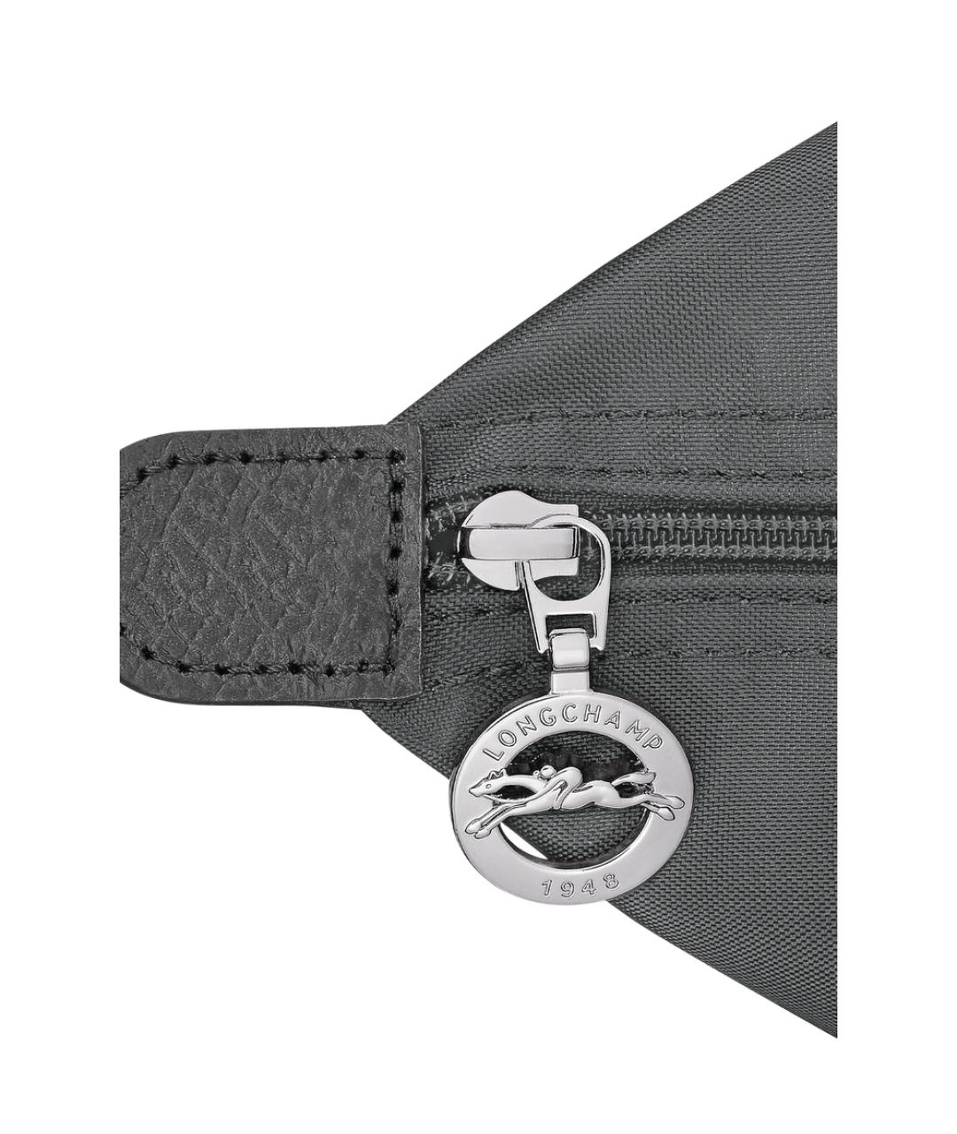LONGCHAMP Серая тканевая сумка тоут, фото 4