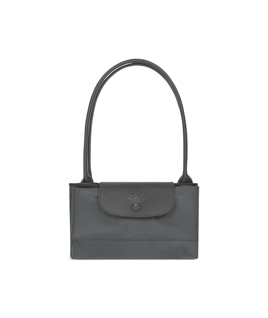 LONGCHAMP Серая тканевая сумка тоут, фото 6