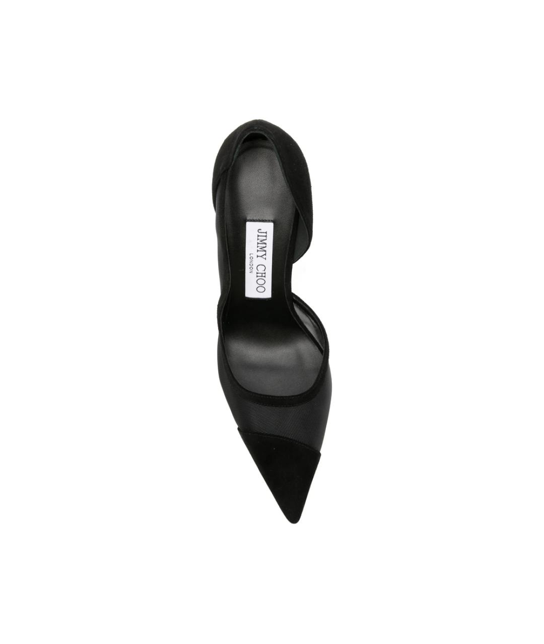 JIMMY CHOO Черные кожаные туфли, фото 4