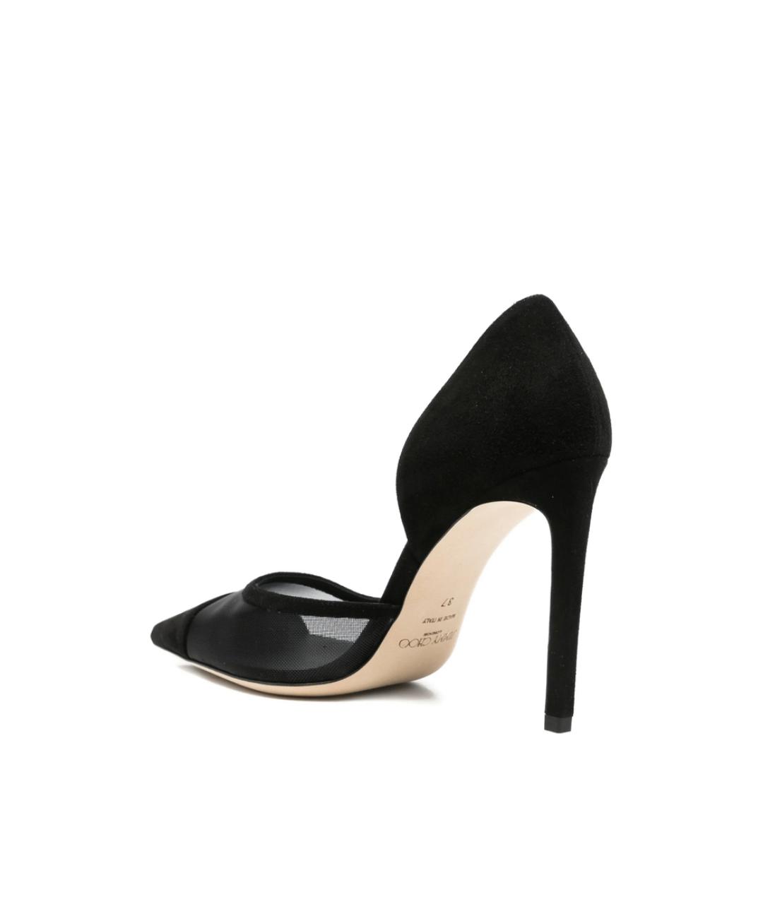 JIMMY CHOO Черные кожаные туфли, фото 2