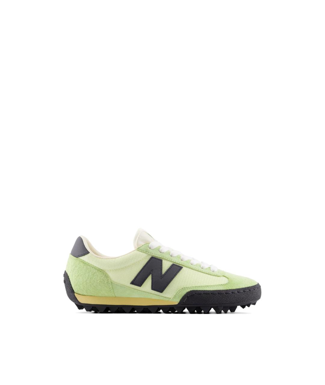 NEW BALANCE Зеленые замшевые низкие кроссовки / кеды, фото 3