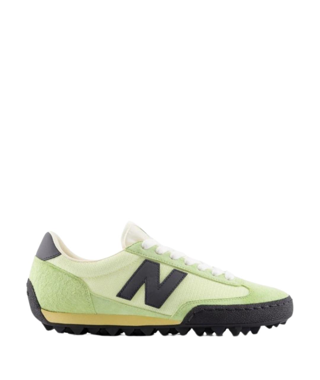 NEW BALANCE Зеленые замшевые низкие кроссовки / кеды, фото 1