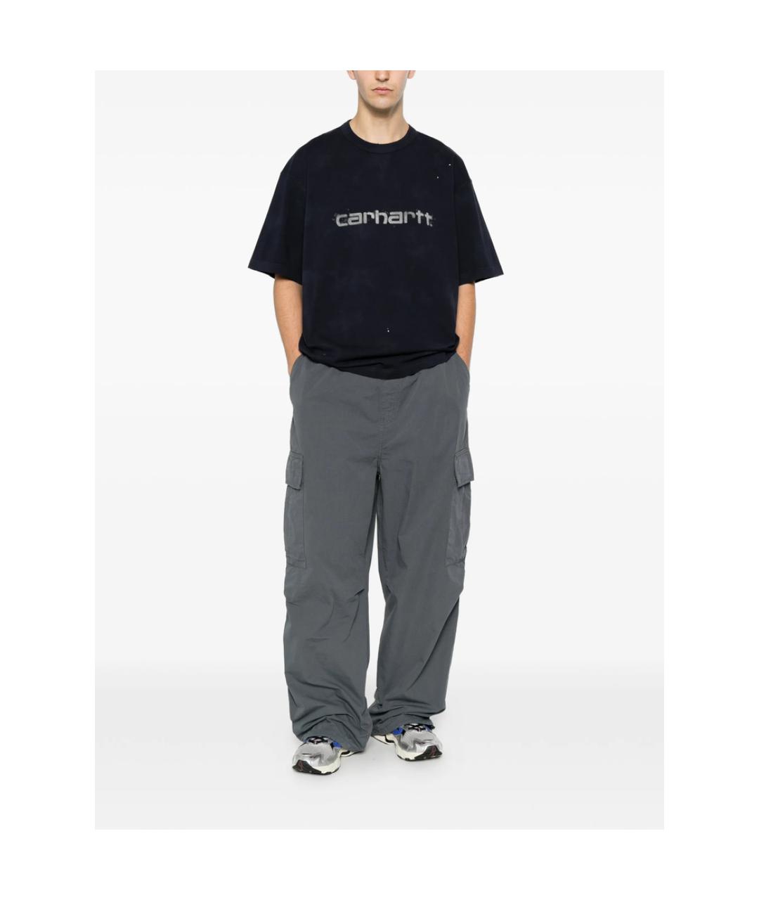 CARHARTT Серые хлопковые повседневные брюки, фото 4
