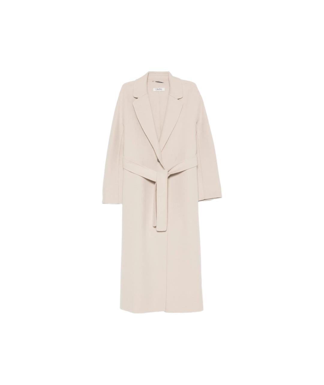 'S MAX MARA Бежевое шерстяное пальто, фото 1