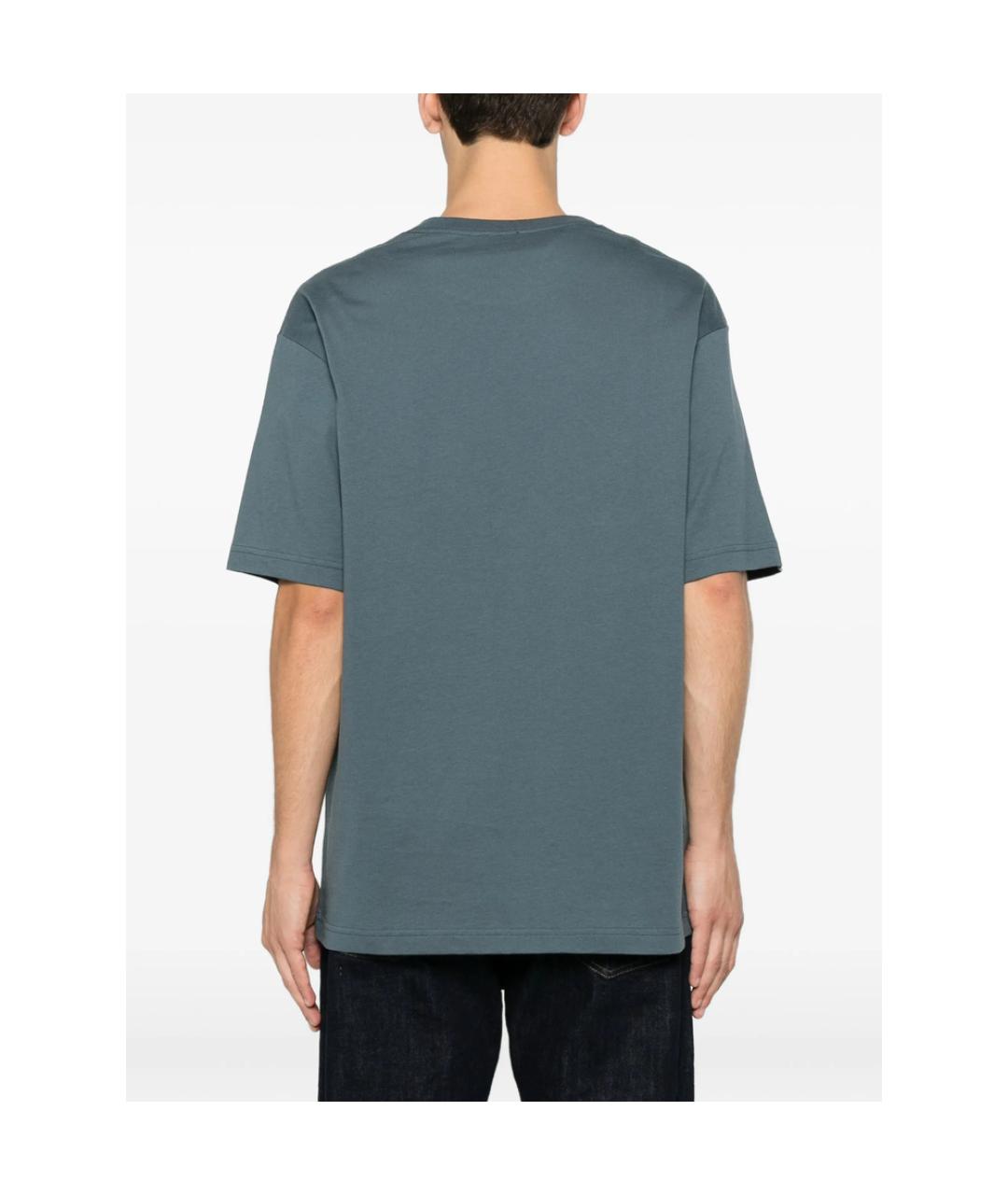 KENZO Синяя хлопковая футболка, фото 5