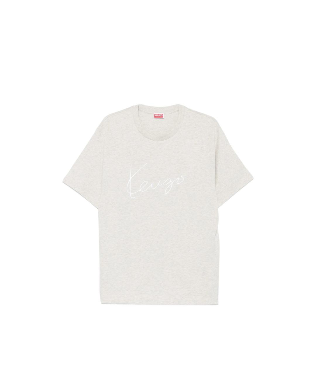 KENZO Серая футболка, фото 1