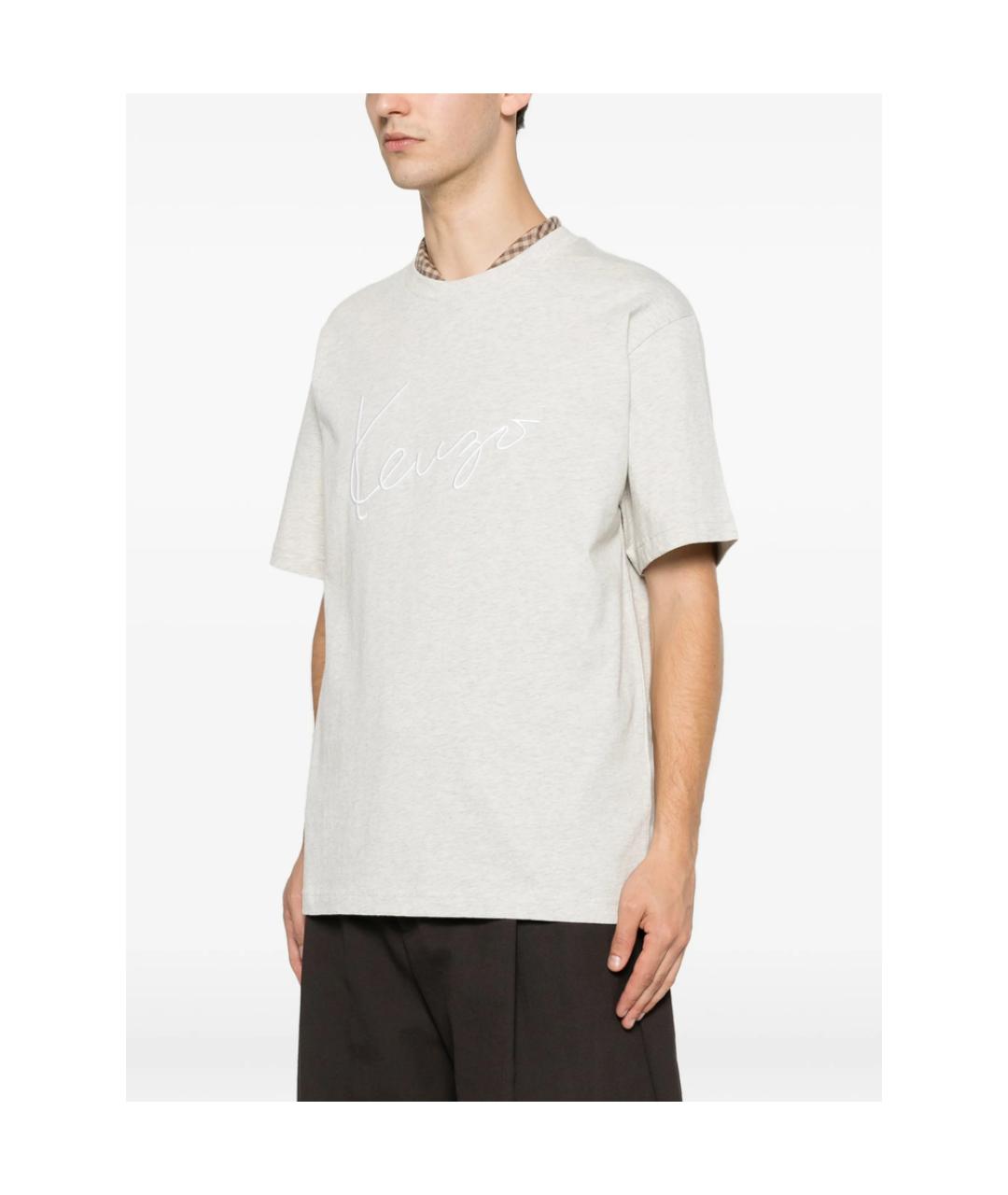 KENZO Серая футболка, фото 4