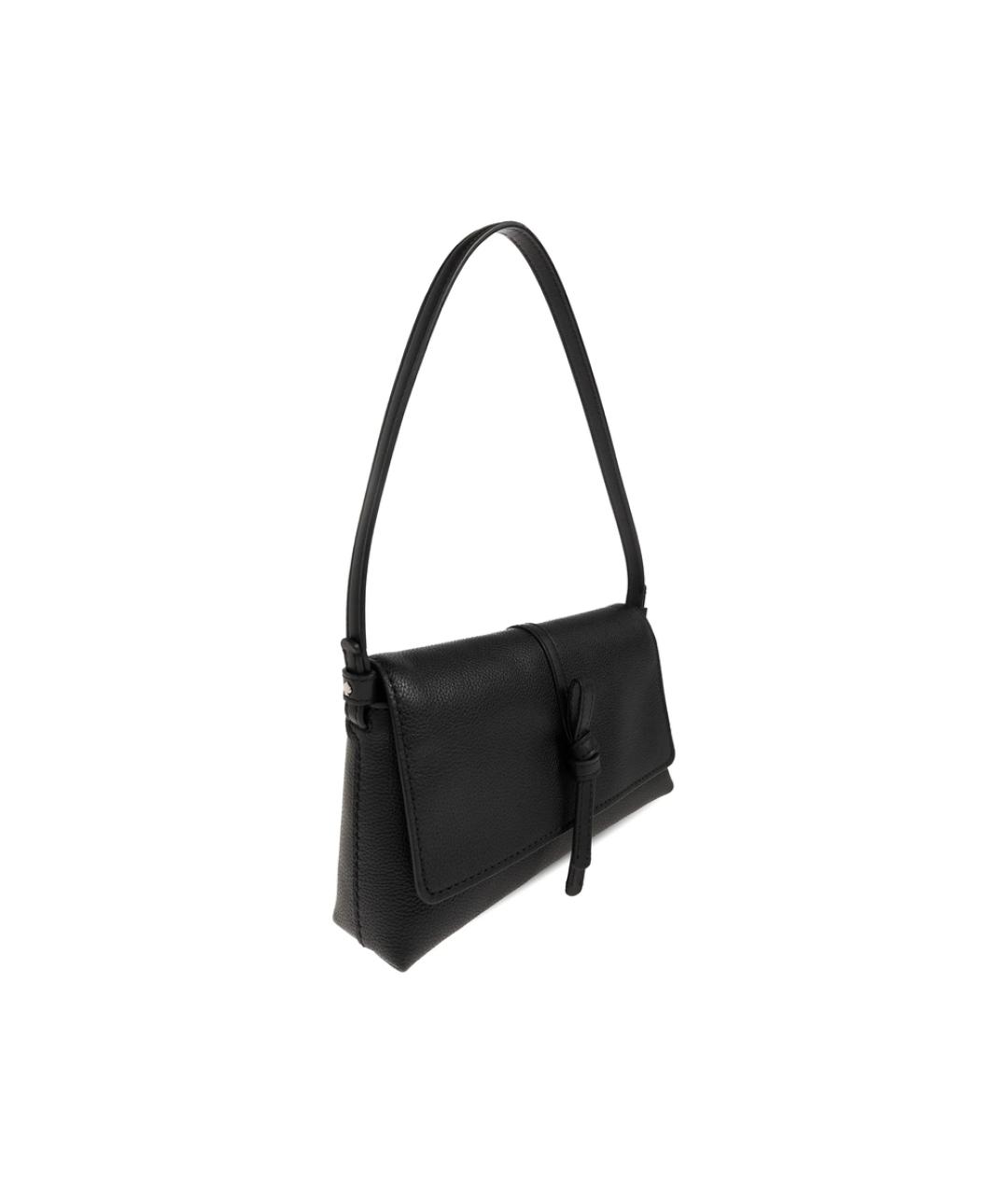 KATE SPADE Черная кожаная сумка тоут, фото 5