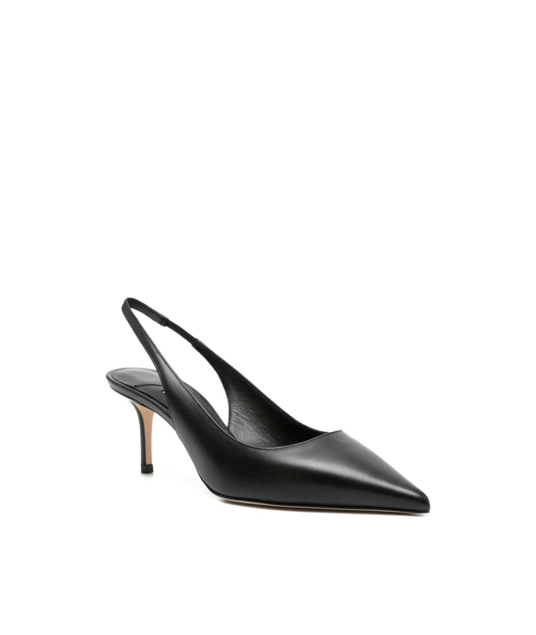 JIMMY CHOO Черные кожаные туфли, фото 2
