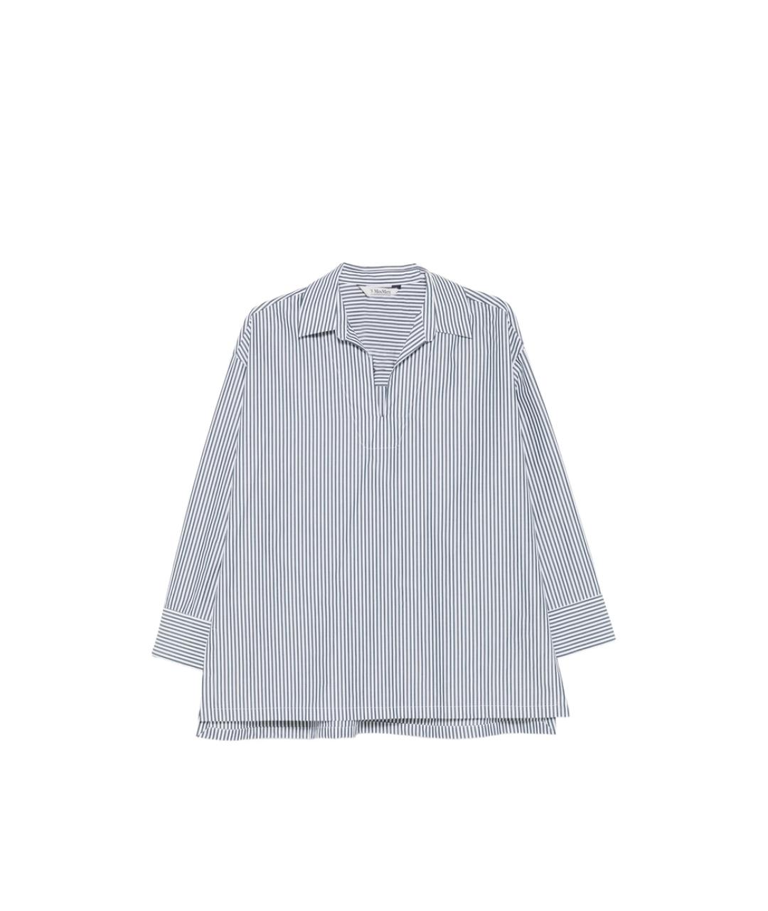 'S MAX MARA Мульти хлопковая рубашка, фото 1