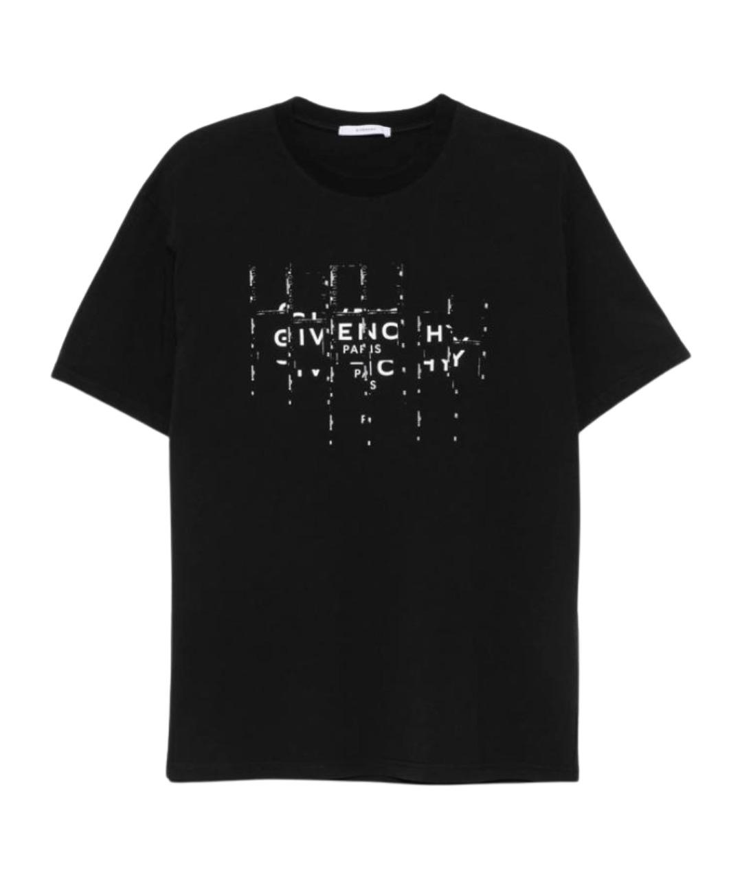 GIVENCHY Черная хлопковая футболка, фото 1