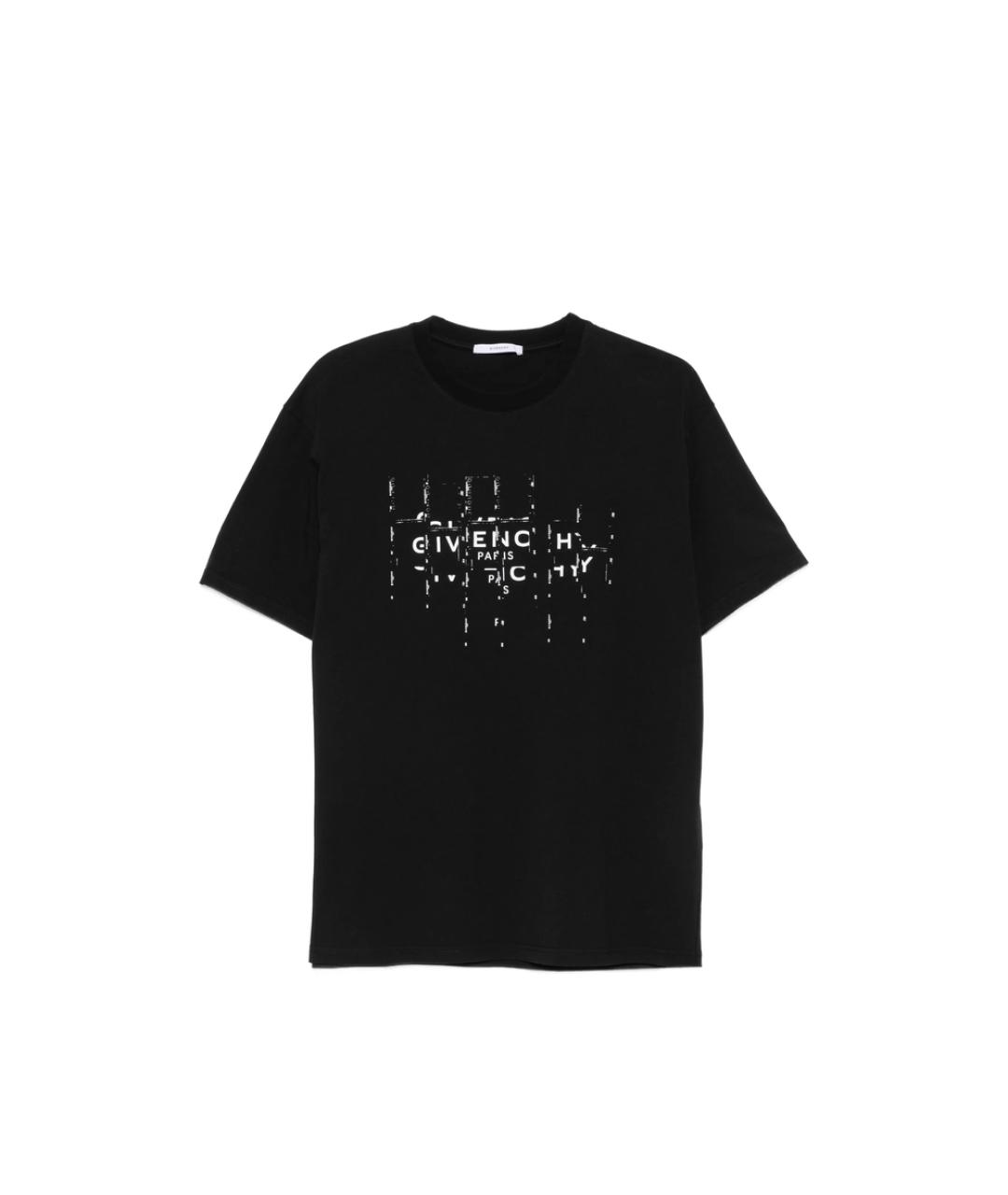 GIVENCHY Черная хлопковая футболка, фото 6