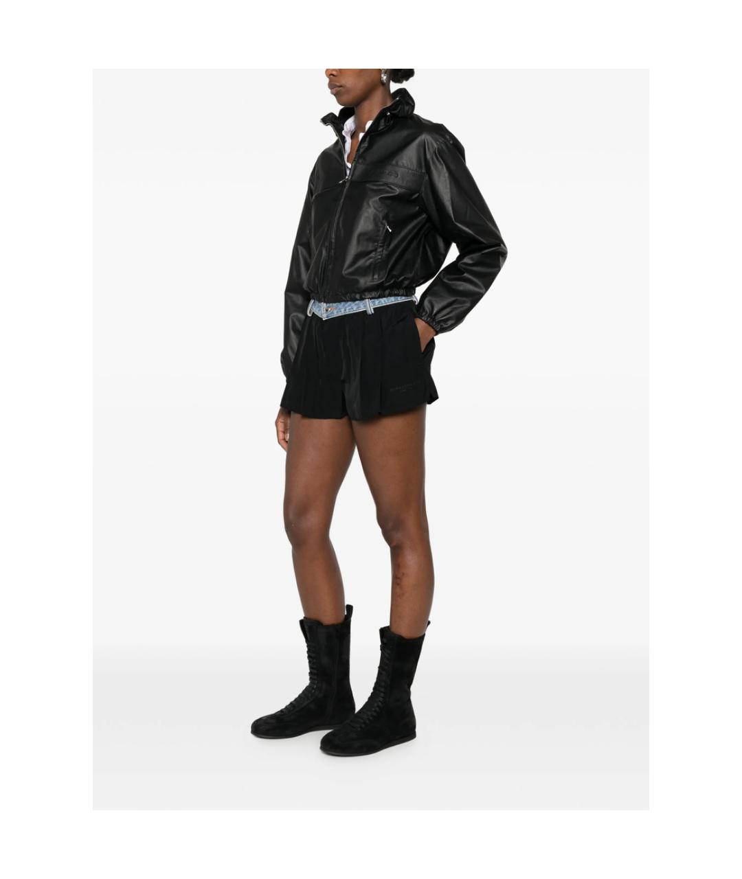 ALEXANDER WANG Черные хлопковые шорты, фото 3