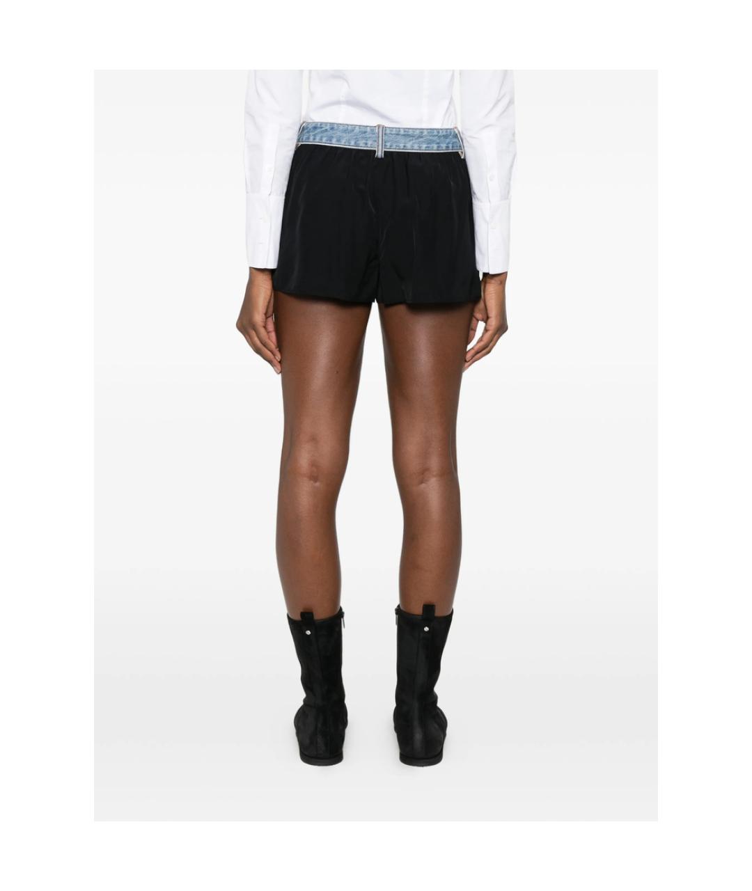 ALEXANDER WANG Черные хлопковые шорты, фото 4