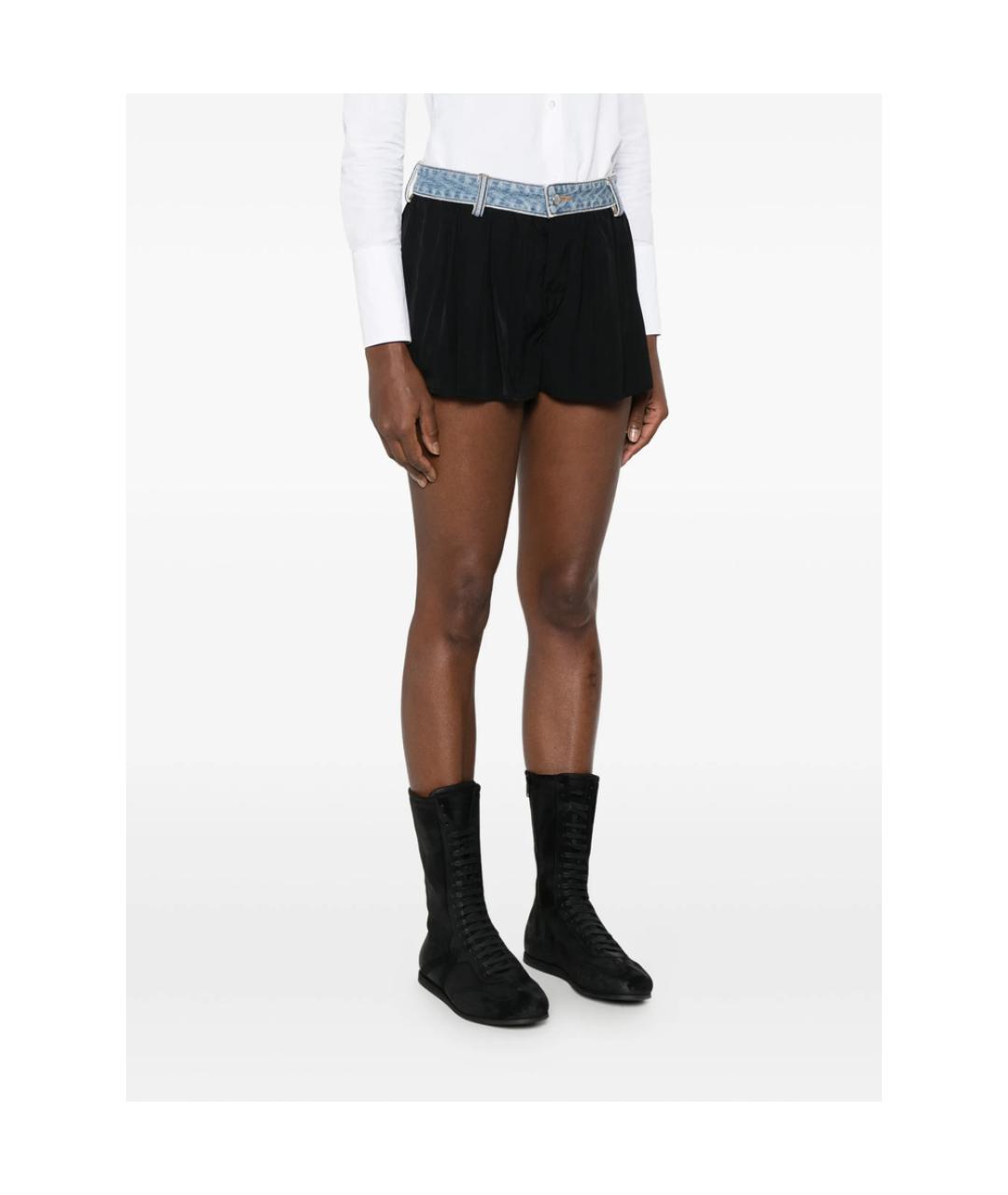 ALEXANDER WANG Черные хлопковые шорты, фото 5