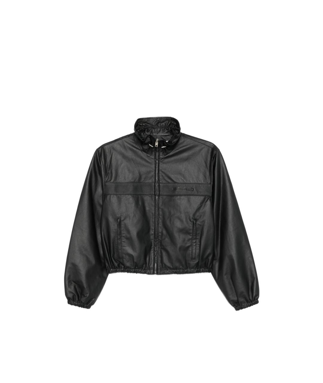ALEXANDER WANG Черная кожаная куртка, фото 1