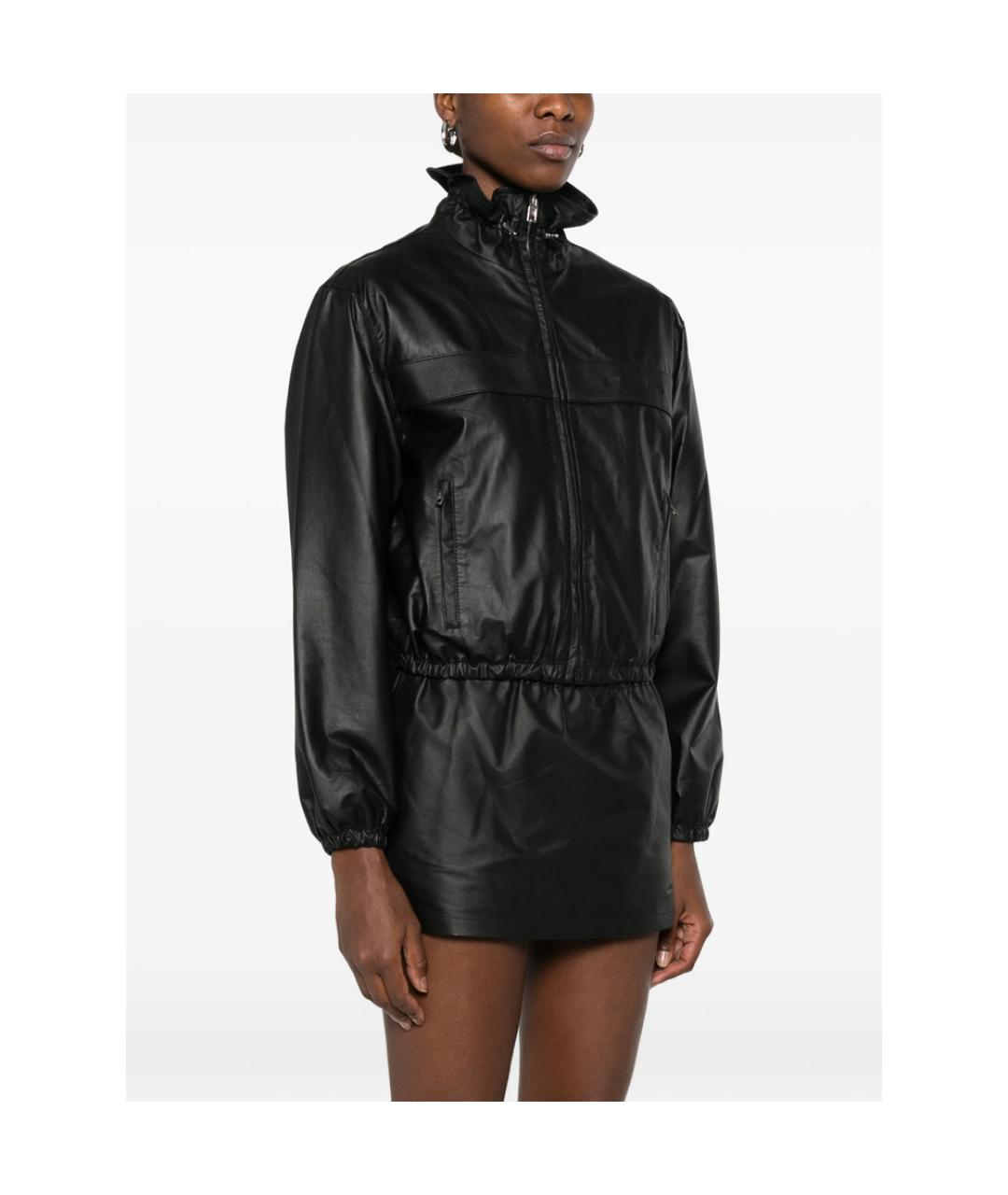 ALEXANDER WANG Черная кожаная куртка, фото 3