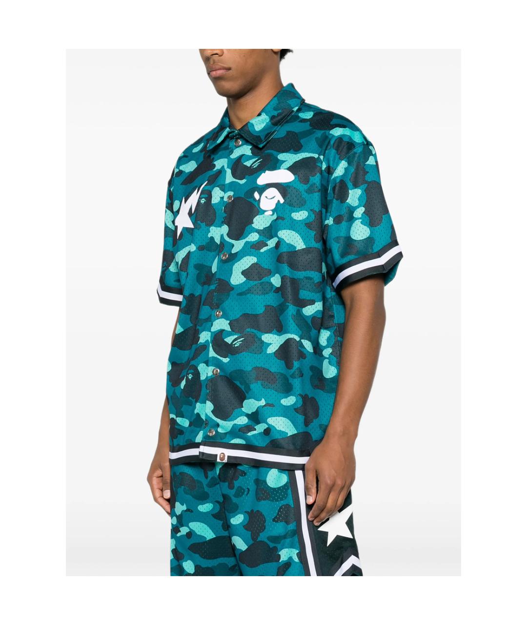 A BATHING APE Мульти кэжуал рубашка, фото 5