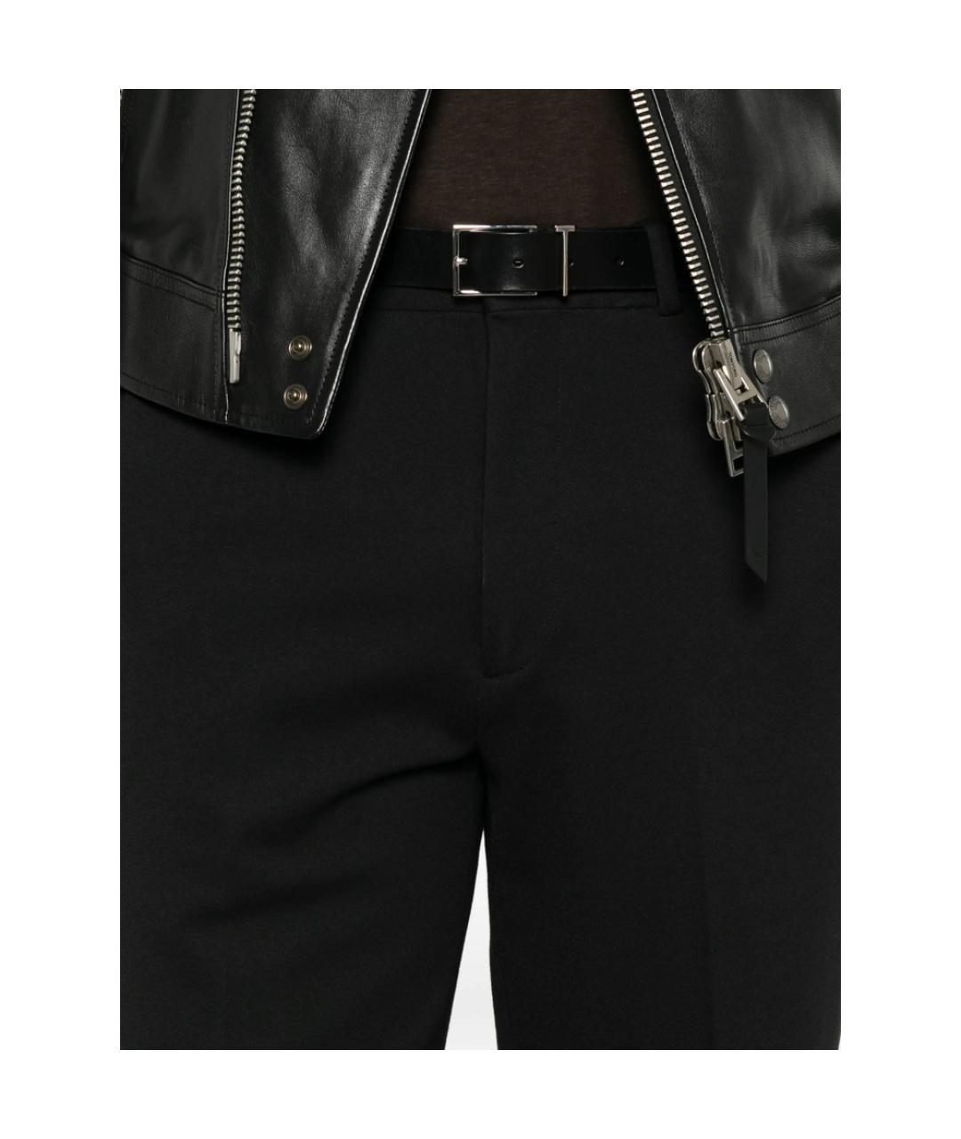 CALVIN KLEIN Черные полиамидовые повседневные брюки, фото 2