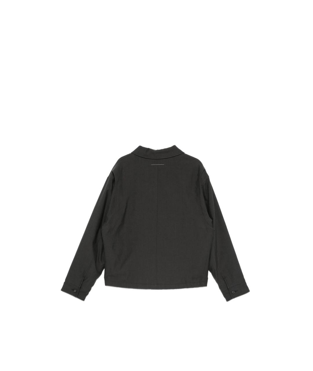 MM6 MAISON MARGIELA Серая полиэстеровая куртка, фото 3