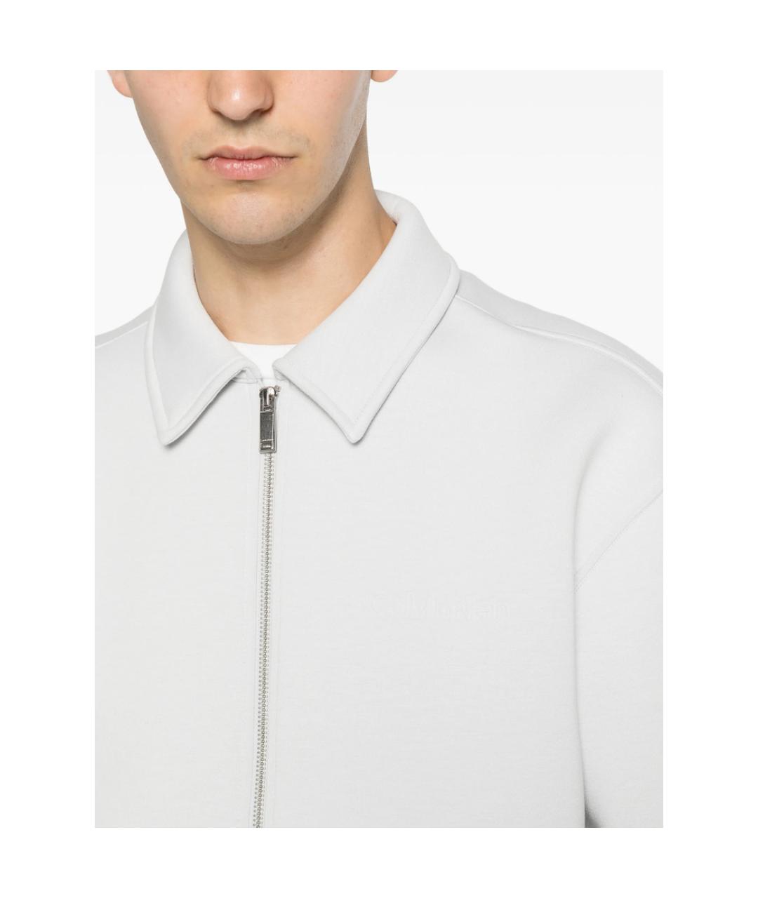 CALVIN KLEIN Серая полиэстеровая куртка, фото 2