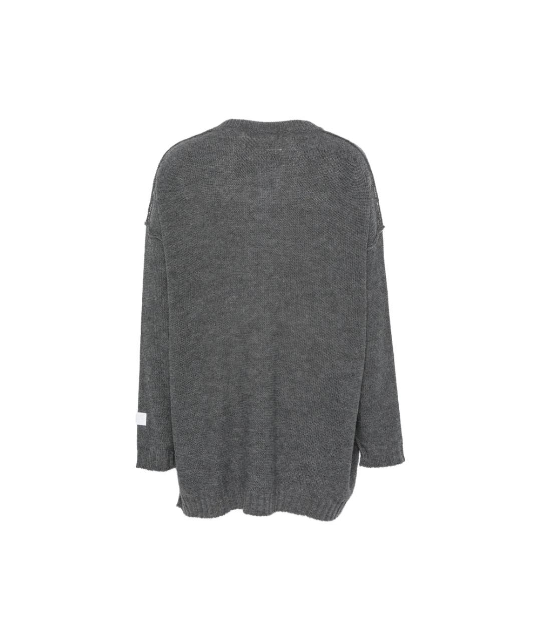 MM6 MAISON MARGIELA Серый шерстяной джемпер / свитер, фото 3